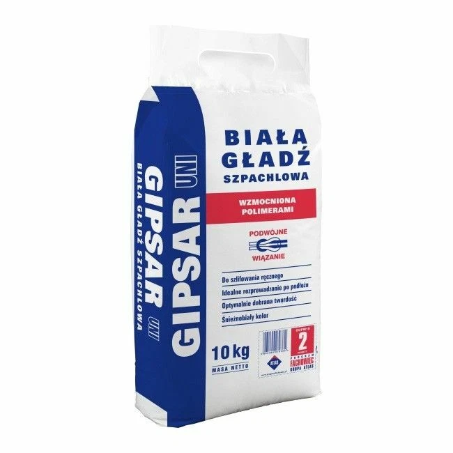 ATLAS GIPSAR-UNI Feinputz Feinspachtel Gipsmasse Spachtelmasse Finish 5kg I 10kg