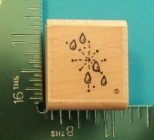 RAINDROPS Rubber Stamp by Close to My Heart