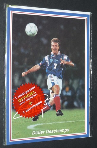 Photo Presse Vintage France 98 – Zidane Et Deschamps – Tirage Couleur 20x25cm