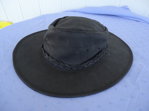 leather hat minnetonka coyboy western 