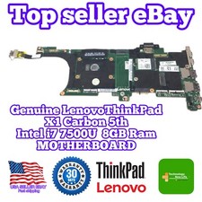 01YN038 For Lenovo ThinkPad X1 Carbon 5th Motherboard NM-B141 i7-7500U 8G