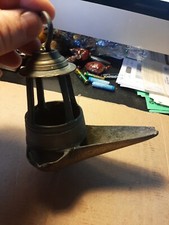 Ancienne lampe à huile en bronze XIXème