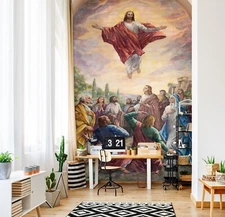 3D Jesus Coming ZHUA5788 Wallpaper Wall Murals Removable Self-adhesive Ann