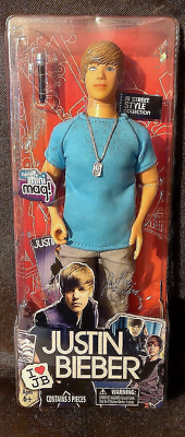 Justin Bieber : JB Street Style Collection 11" Doll with Mini Mag and Mic  NIB | eBay