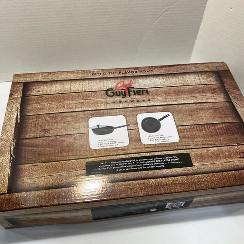 Guy Fieri Gunmetal Cookware 11” Frying Pan w/Lid - Picture 2 of 2