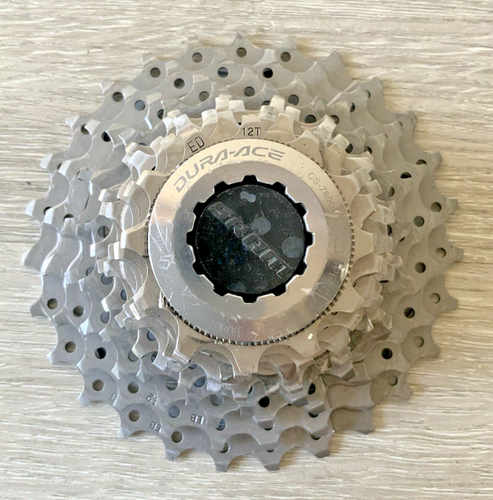 SHIMANO DURA ACE 10 SPEED CASSETTE PART TITANIUM 12-27 T00TH 198 GRAMS 7800