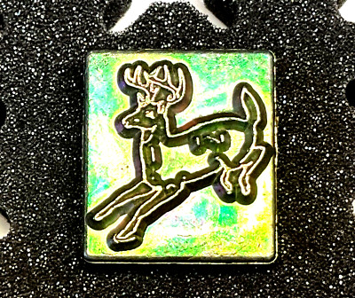 RARE MIDAS LEATHER STAMP 8287 BIG BUCK RUNNING