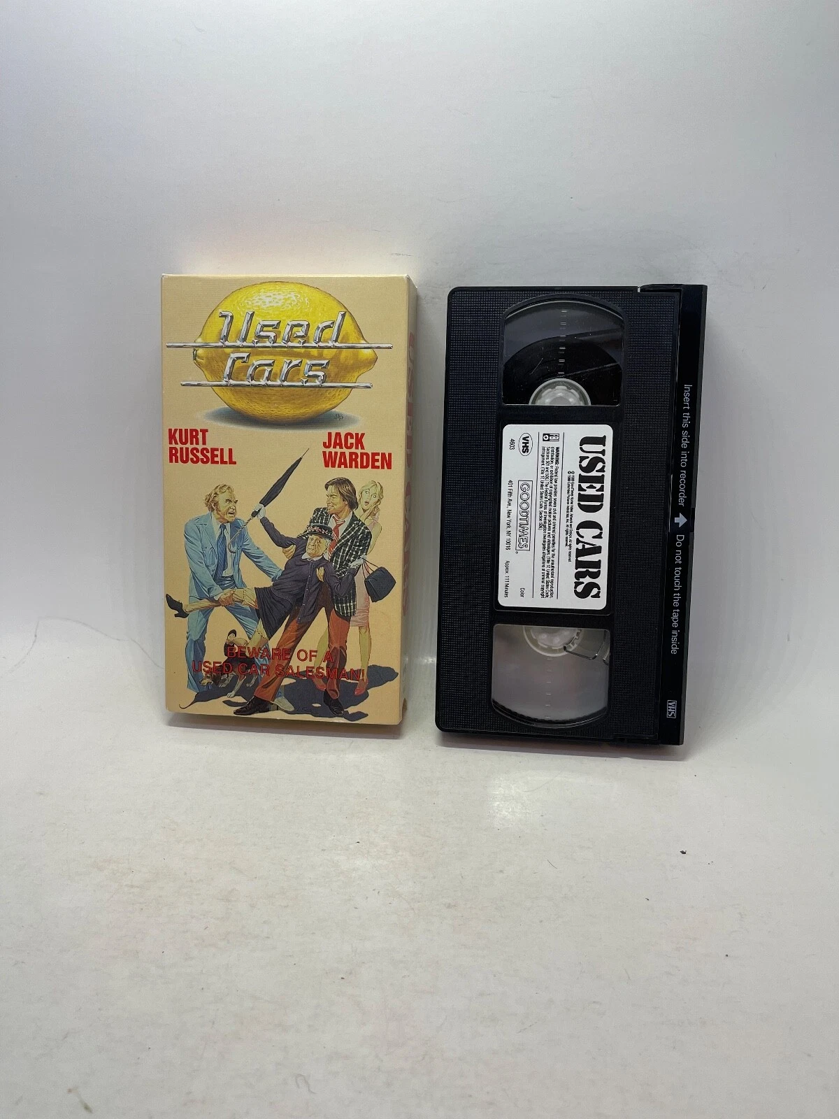  used cars vhs tape 1989 goodtimes home video kurt russell 