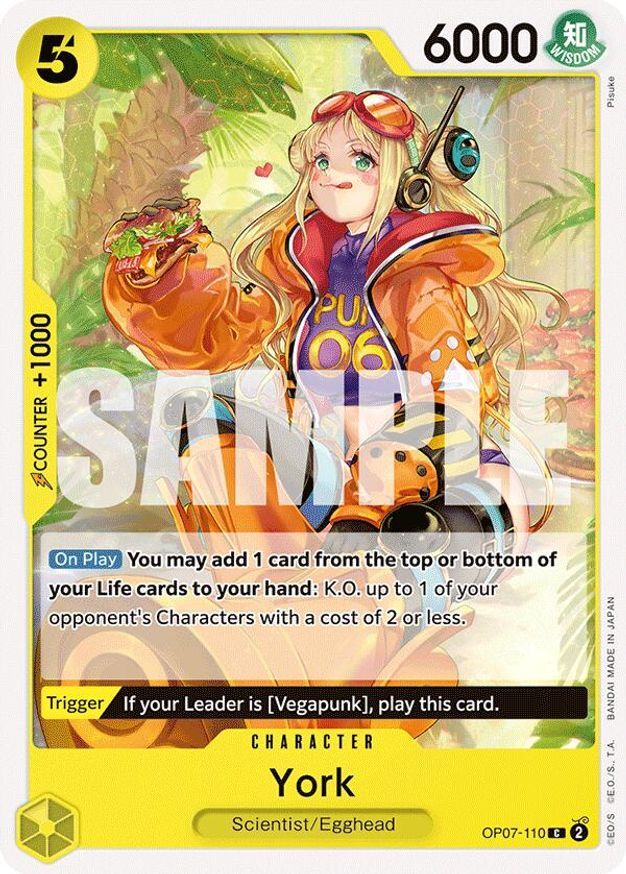 One Piece York (OP07-110/154) 500 Years in the Future NM | eBay One Piece York (OP07-110/154) 500 Years in the Future NM | eBay