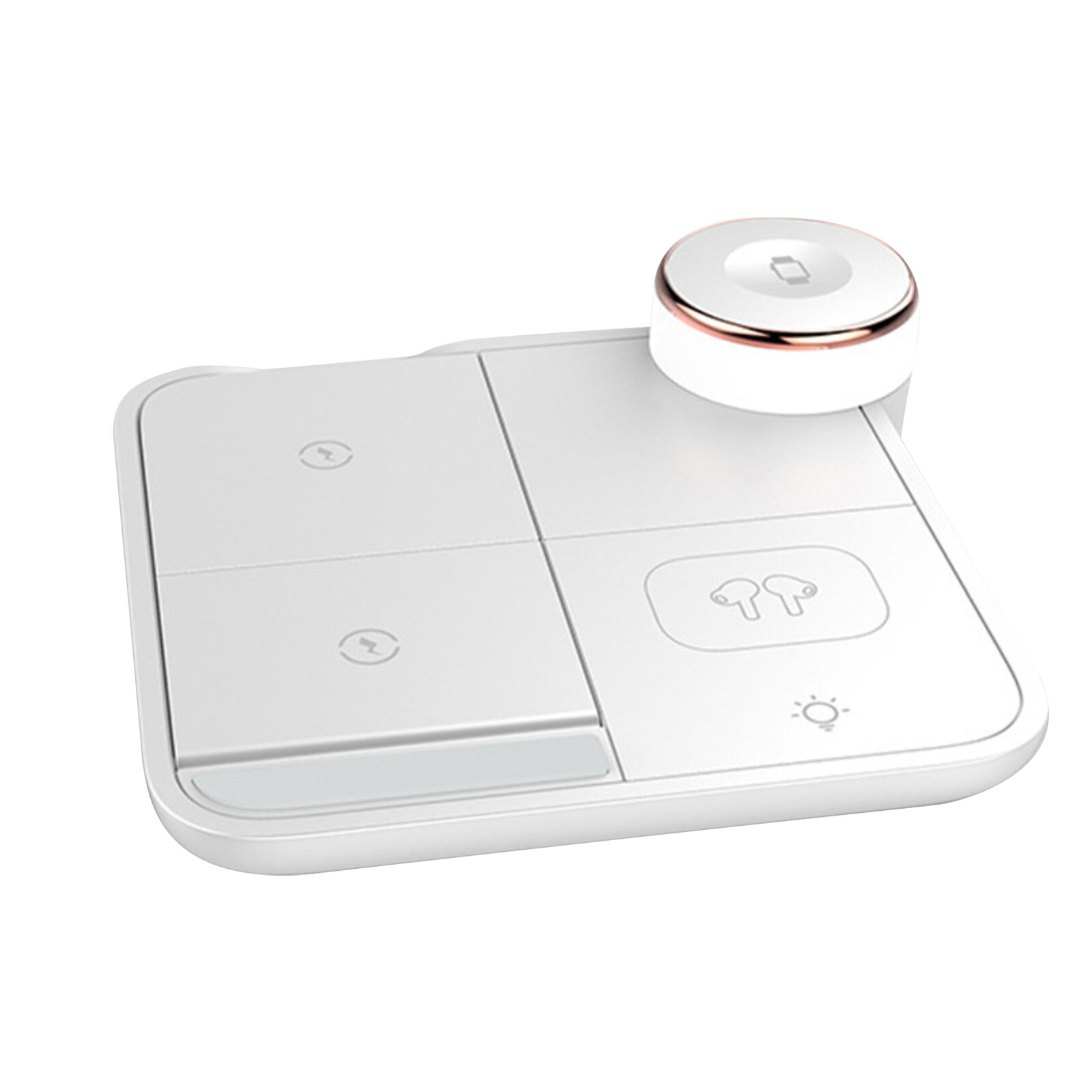 15W Wireless Charger Stand Fast Charging Dock For Phone Smart Watch Earbuds