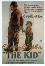 CELEBRITY-CHARLIE CHAPLIN-#110-078-THE KID-MODERN POSTCARD-4