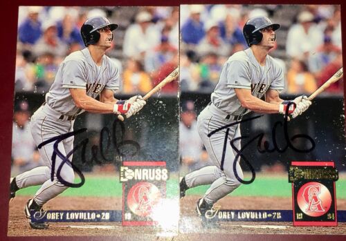 Torey Lovullo Arizona Diamondbacks MLB Manager Auto Autogramm Baseballkarte LOT