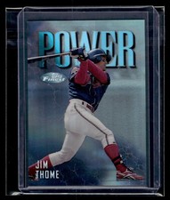 1997 Topps Finest Refractor #148 Jim Thome Indians HOF