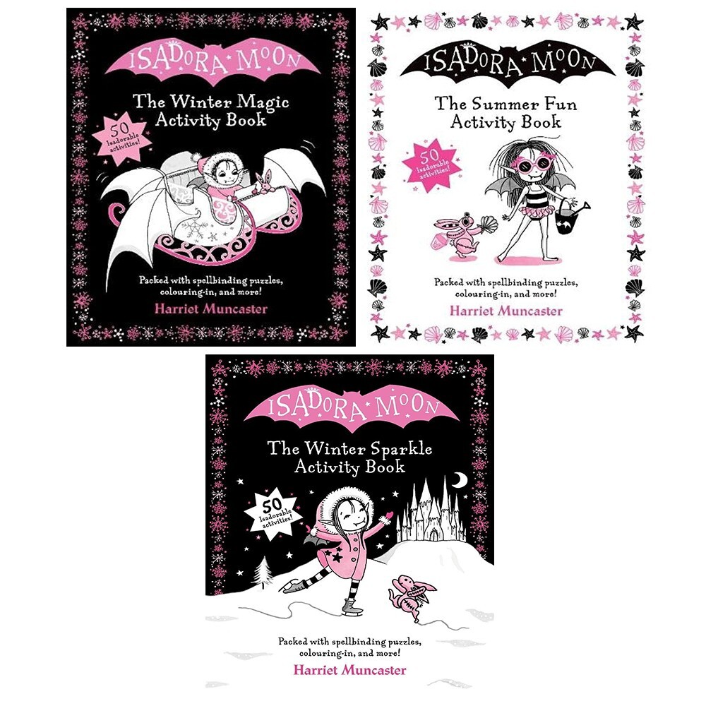 Isadora Moon The Winter Magic & Summer Fun Activity 3 Books | Harriet Muncaster - Image 3