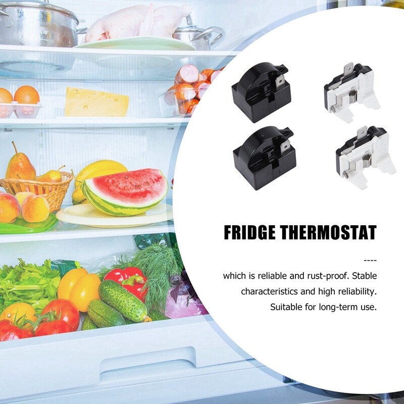 1X(1 Pin QP24.7 PTC Relay,1 Pin Refrigerator Relay and 6750C00