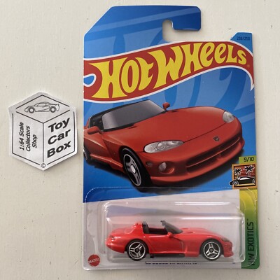 2023 HOT WHEELS #236 -  92 Dodge Viper RT/10 (Red #9 HW Exotics) B12