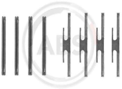 Original A. B. S. 1065Q Disc Brake Pad Accessory Set for Opel