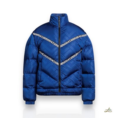Versace Technica Down Jacket Vest Removable Sleeves La Greca Collection Size 52