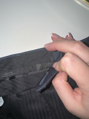 VERSACE CLASSIC MEN'S 2 PIECE NAVY SUIT - Picture 12 of 17