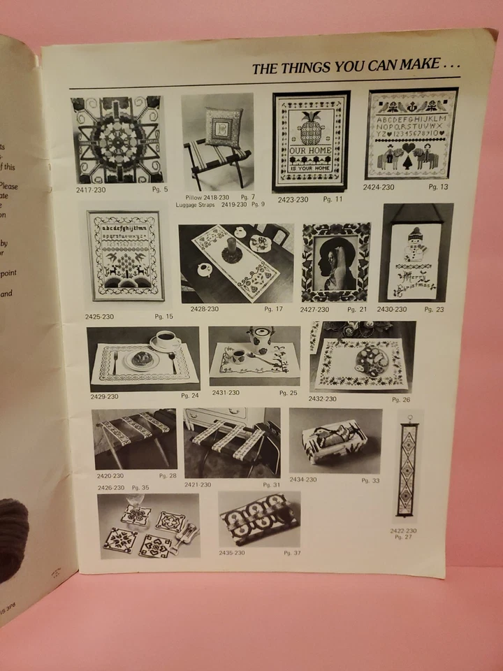 Bernat Countdown Counted Cross Stitch in Yarn Book No. 230 stichery - Image 3 of 3