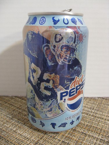 Diet Pepsi Empty Can Super Bowl Xviii Marcus Allen Nfl 03 Ebay