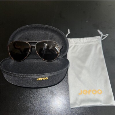 Jefoo  Sunglasses Retro Trendy Sports Sunglasses