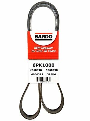 Serpentine Belt-Rib Ace Precision Engineered V-Ribbed Belt Bando 5PK1130 