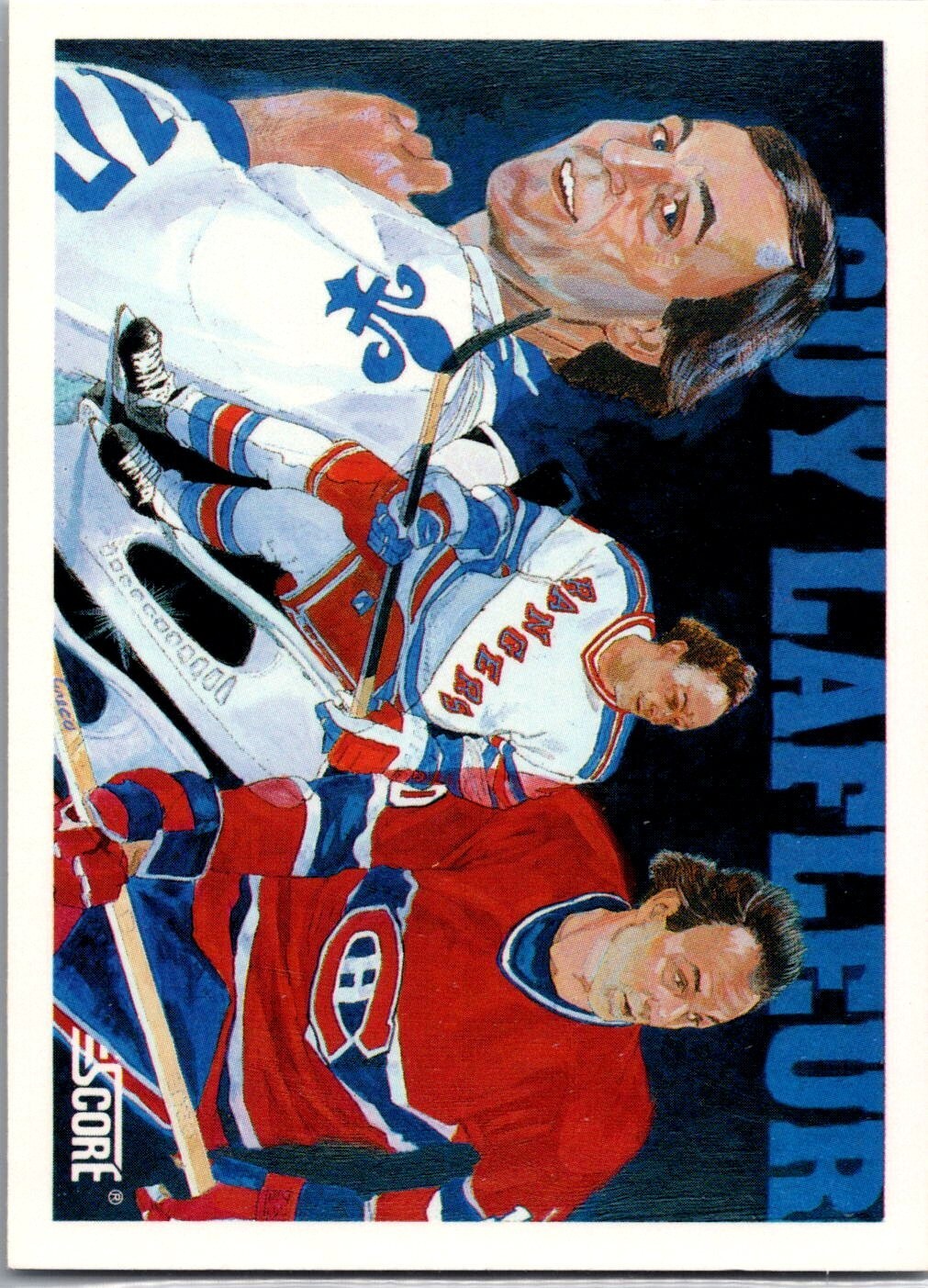 1991-92 Score Canadian - Bilingual #293 Guy Lafleur