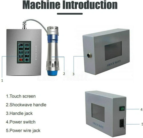 Shockwave Therapy Machine Professionelle Stoßwellentherapie ED Extrakorporale - Bild 12 von 23