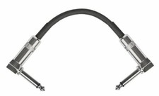 Hot Wires Right Angle Pedal Coupler Cable - 6-Inch Black