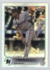 2022 Topps Chrome Logofractor Edition Edward Cabrera #88 w5p