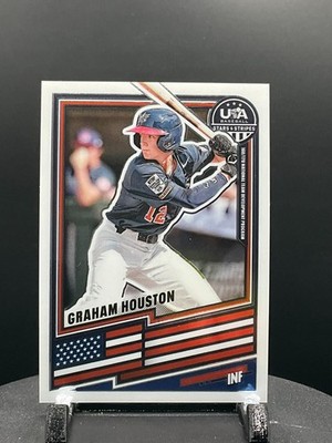 2026 Panini Stars & Stripes Prizm USA Baseball #187 Graham Houston
