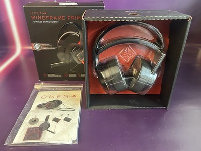 HP Omen Mindframe Prime Black Headset Video Game Gaming Kopfhörer Neuwertig