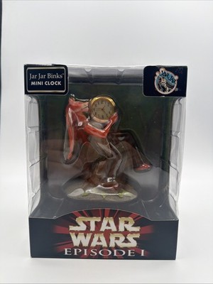 STAR WARS Episode 1 ''Jar Jar Binks'' Mini Clock   NEW!