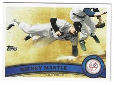 2011 Topps Mickey Mantle New York Yankees #7 Hall of Fame Legend