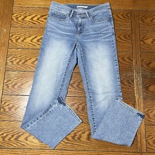 Levi  s 314 Shaping Straight Jeans Light Wash Blue Stretch Denim Women's 28