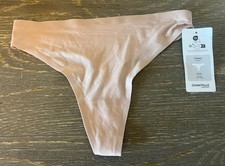 CHANTELLE Soft Stretch String Thong One Size XS/XL Nude NWT