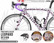 Fahrrad-Aufkleber-Set im Leoparden-Design | 8...