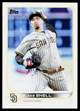 2022 Topps Blake Snell #414 San Diego Padres