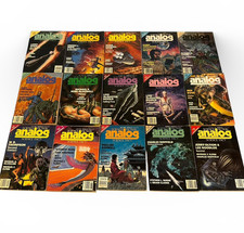 Analog Science Fiction Magazine Lot of 15 1987  1988 Vintage SF Digests