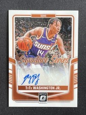 Tyty Washington Jr. 2024-25 Panini Donruss Optic Signature Series Auto #SS-TYW