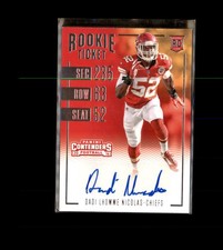 2016 Panini Contenders #257 Dadi Lhomme Nicolas Auto