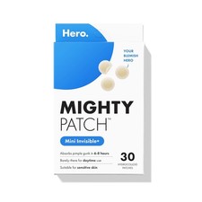 Invisible daytime acne spot patches
