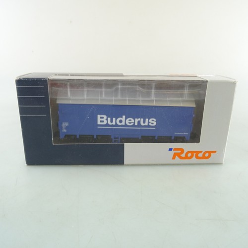 Roco H0 No 82010 Exclusiv Modell Tonnendachwagen Buderus neuwertig in OVP | Condition: Gebraucht