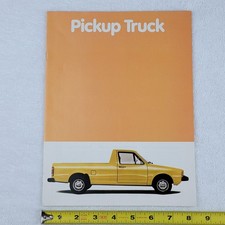 1981 Vw Rabbit Pickup Truck Sales Brochure Sportruck Lx Diesel Volkswagen Caddy