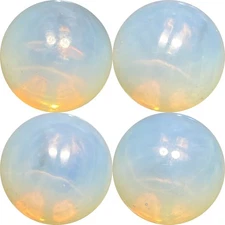 MINT 5/8"  AKRO "MOONIE" MARBLE, opalescent.