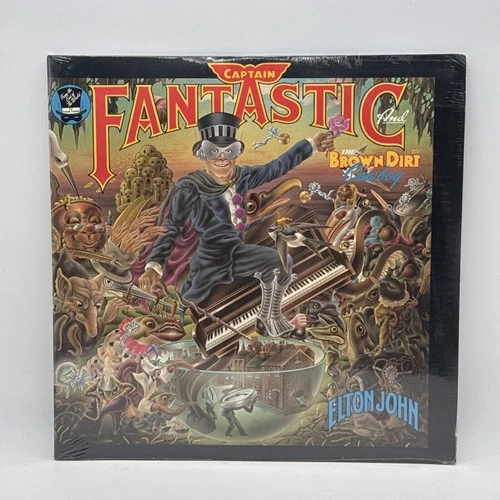 ELTON JOHN - RARE SEALED LP~CAPTAIN FANTASTIC~1975 USA 1st PRESS ~W/ALL INSERTS
