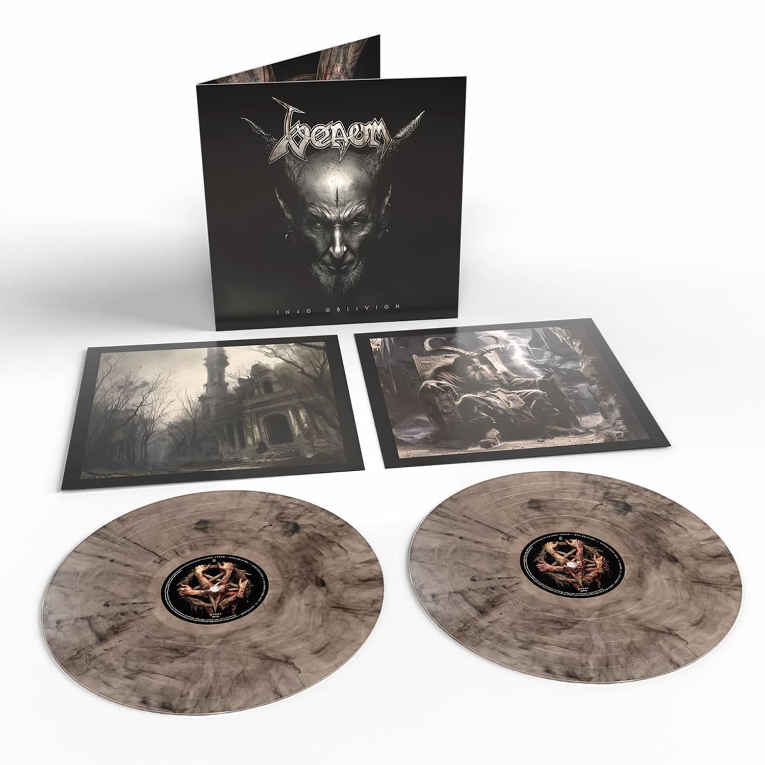 Venom - Into Oblivion (BMG) Black & Clear Smoke 2LP Vinyl 12'' Album - Pre-sale