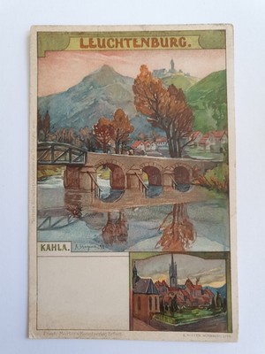 Ansichtskarte Kahla, Thüringen - Leuchtenburg