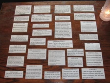 25 LAMINATED SCRIPTURE CARDS